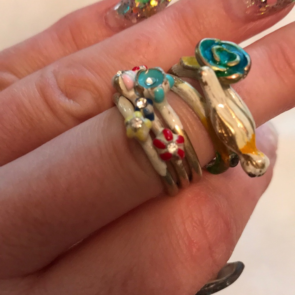 Set of 5 UA Stackable Rings